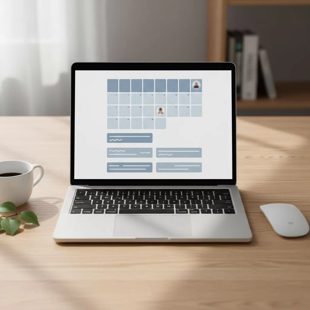 Un exemple de tableau de bord de logiciel de gestion, où l