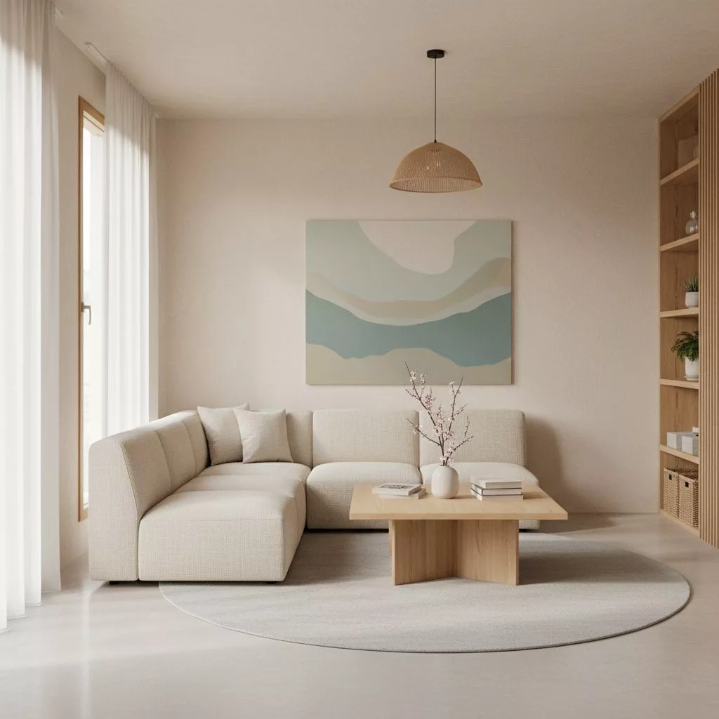 Intérieur élégant et épuré d