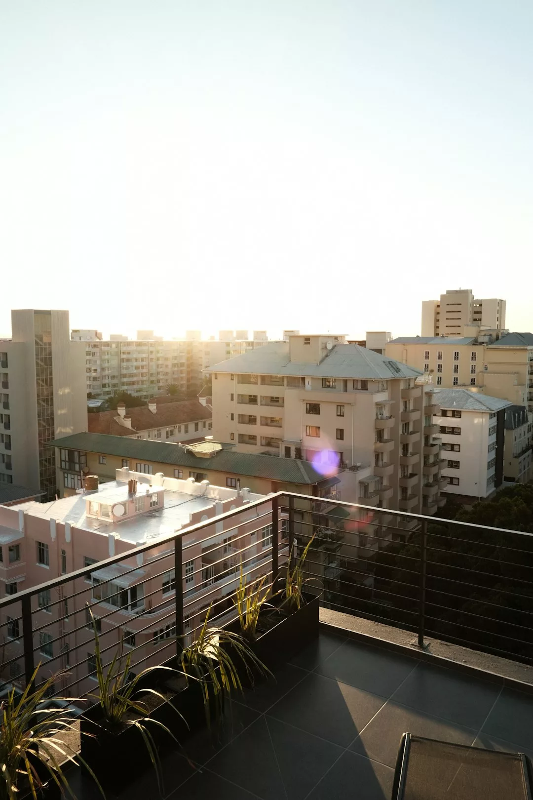 Vue depuis un balcon d