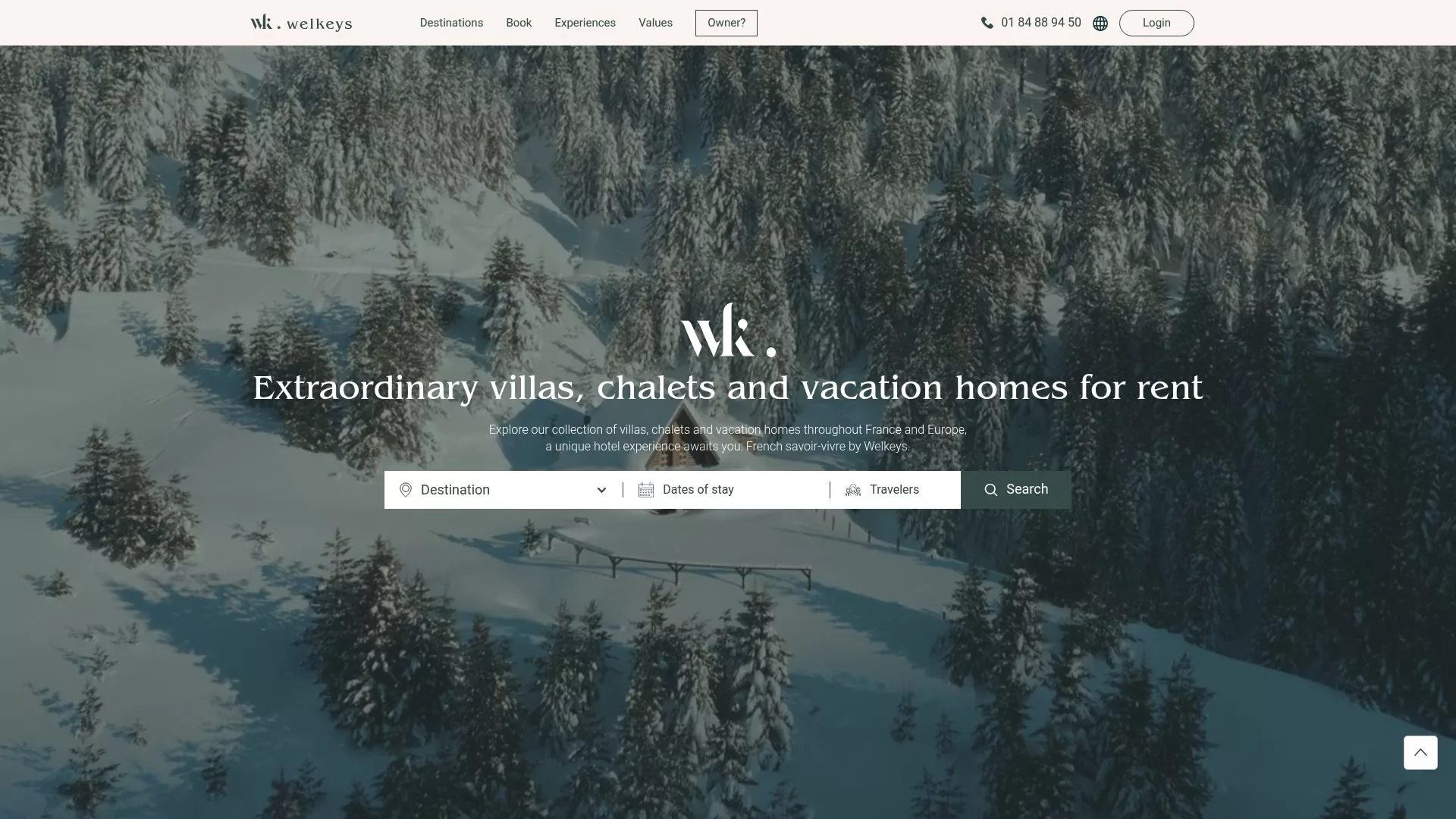 Screenshot de la page d