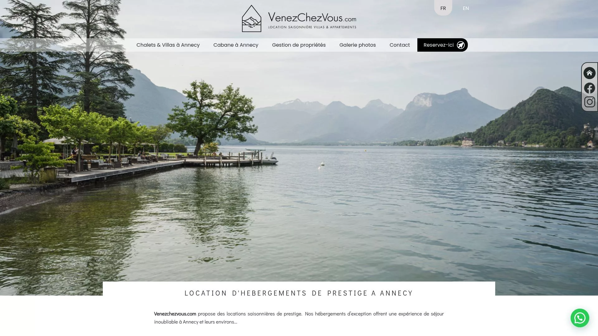 Screen capture of dynamic pricing tool interface adjusting rates for Annecy