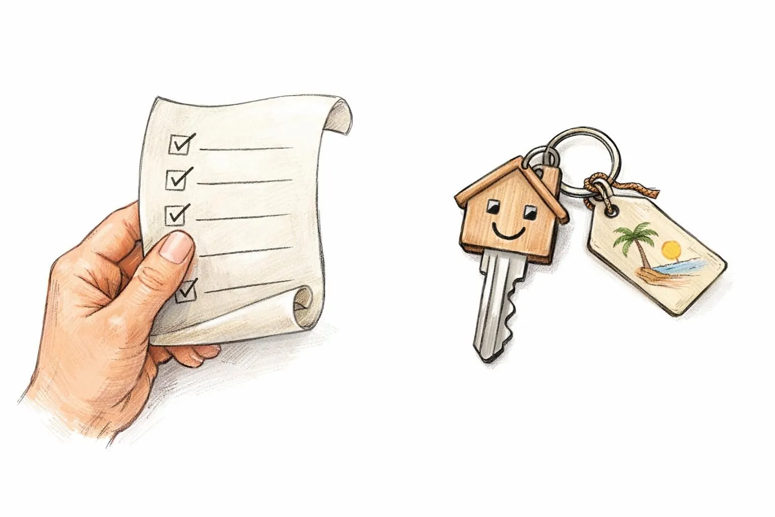 Check-list arrivée autonome pour votre location saisonnière en 12 étapes clés