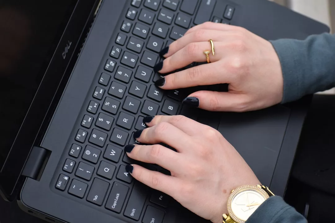 Vue rapprochée des touches d