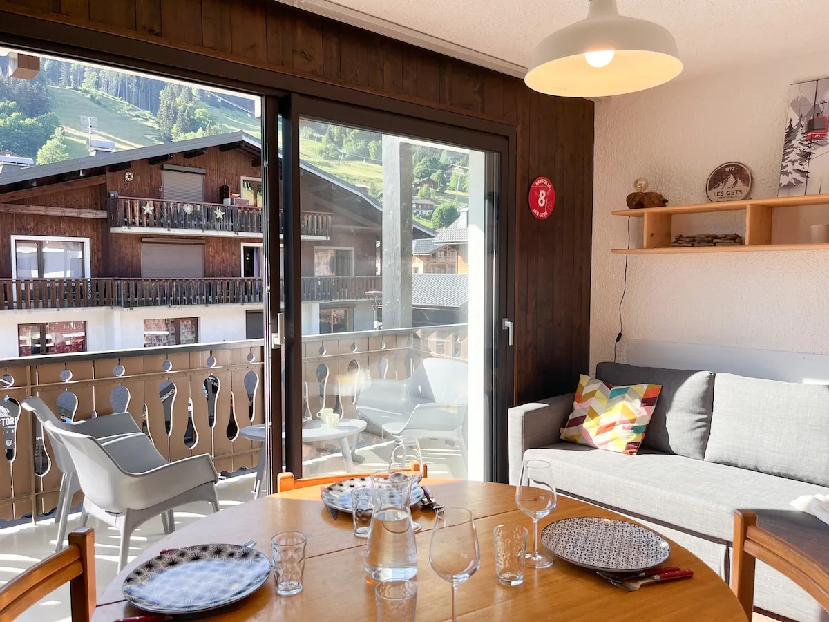 Appartement au centre village des Gets, proche des pistes et du bike park