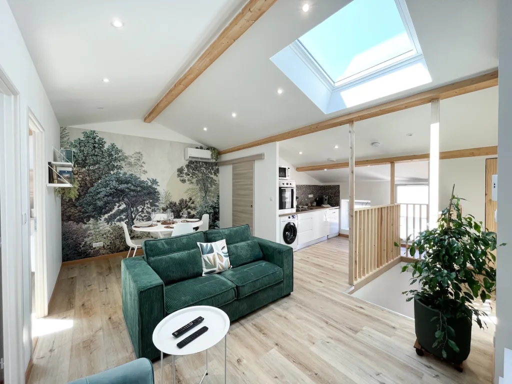 Appartement climatisé à Saint-Vallier, proche de la gare et de la ViaRhôna